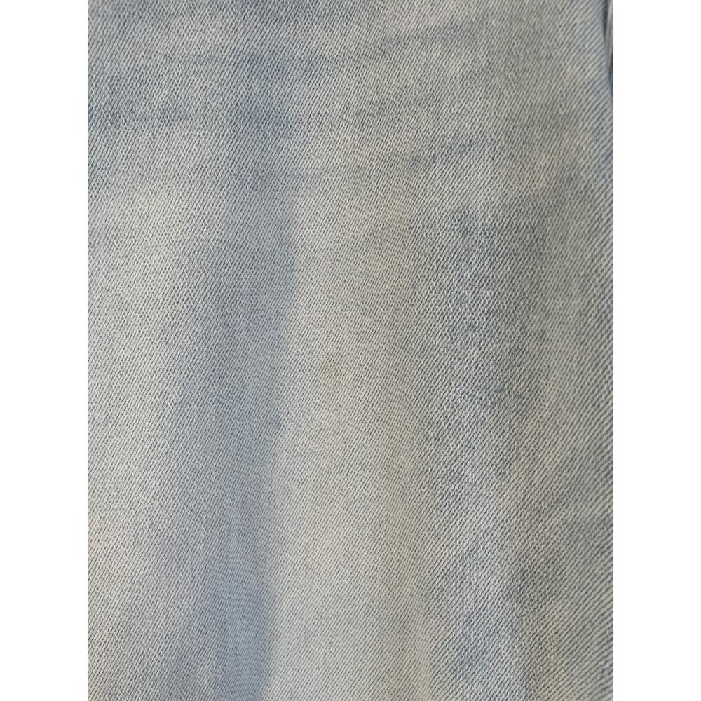 Oneso Wide Leg High Waisted Jeans Light Blue Stretch Zipper Boho Size 31 - Picture 3 of 7